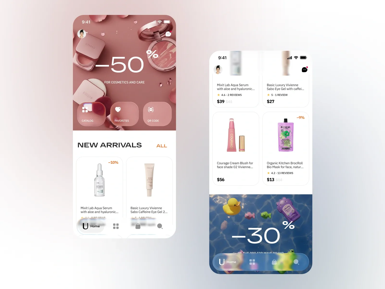 Концепт для магазина косметики