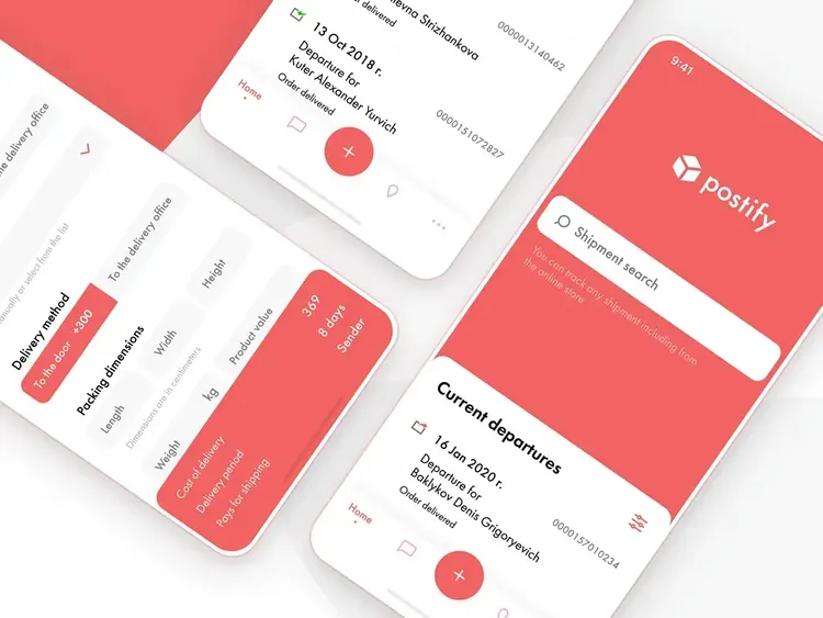 Shipping App Postify